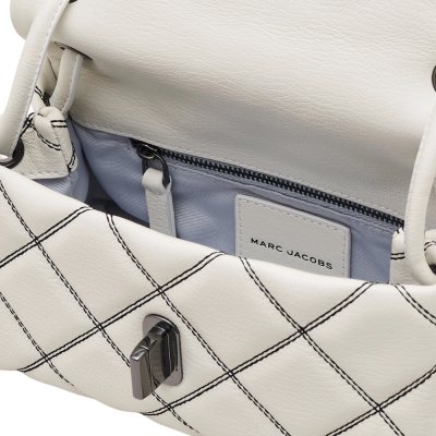 THE BI-COLOR QUILTED MINI DUAL SHOULDER BAG